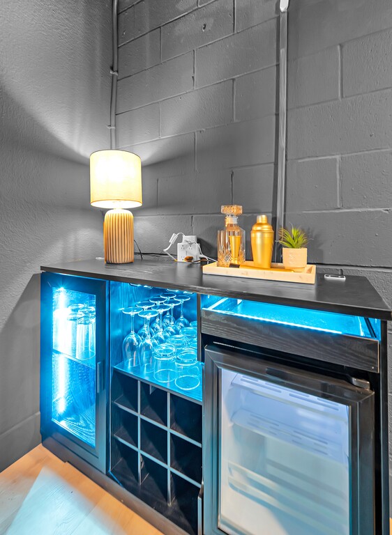 Poker room — LED minibar